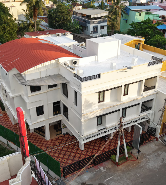 Reception area at Kumbakonam Home Stay